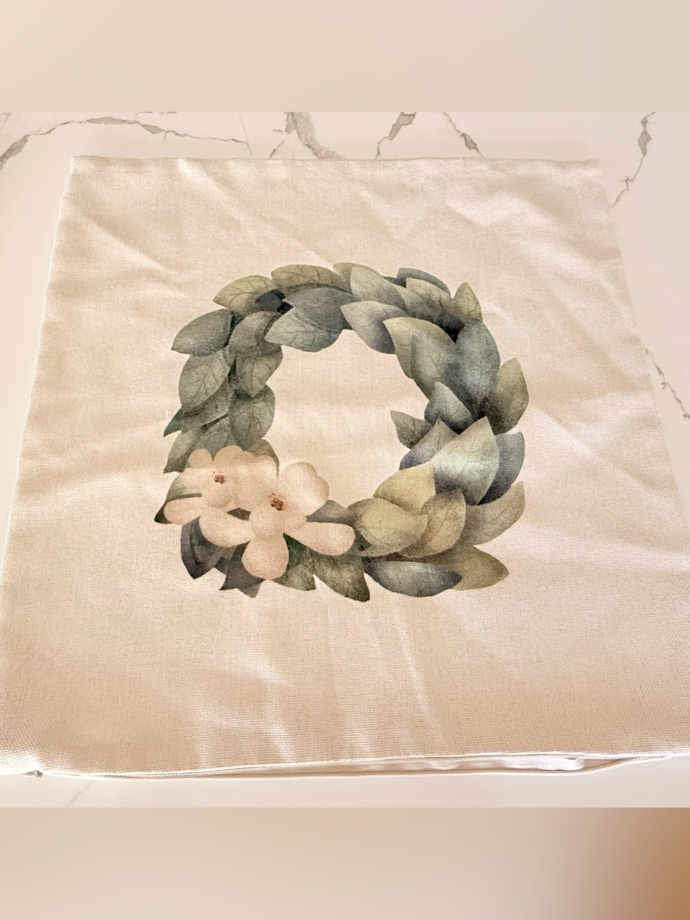 Gorgeous set of 2 farmhouse-style decorative throw pillow covers by Meekio!